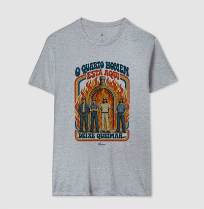 Camiseta Vintage O Quarto Homem - Fornalha