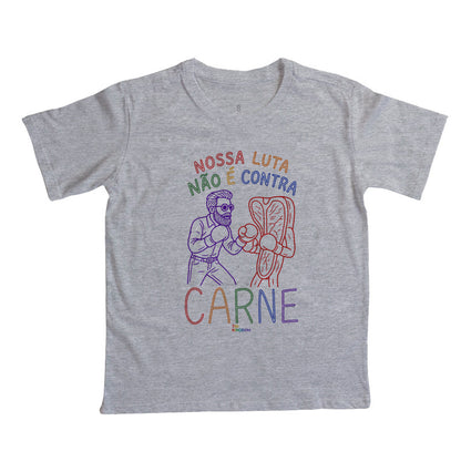 CAMISETA INFANTIL GOSPEL CONTRA CARNE KINGDOM VIBES