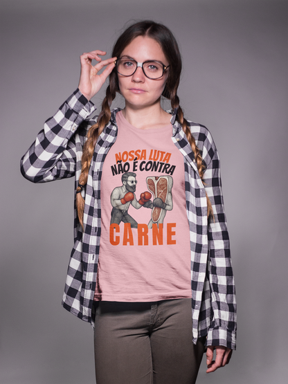 CAMISETA GOSPEL CONTRA CARNE