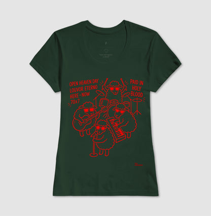 Camiseta Cristã Open Heaven - Louvor Eterno | Moda Gospel Streetwear