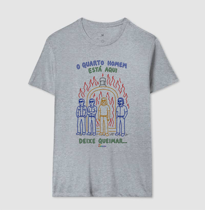 CAMISETA GOSPEL ADULTO DEIXE QUEIMAR KINGDOM VIBES