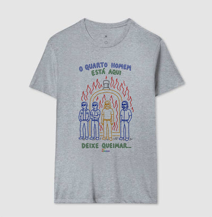 CAMISETA GOSPEL ADULTO DEIXE QUEIMAR KINGDOM VIBES