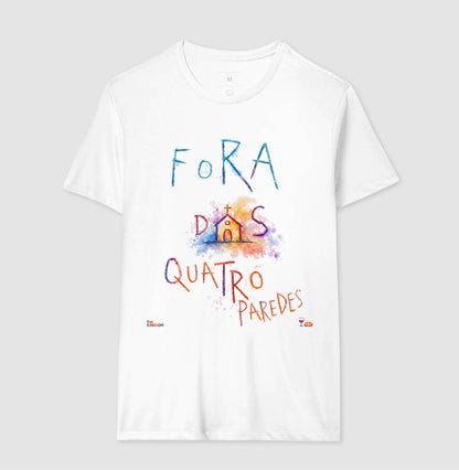 Camiseta Aquarela Fora das Quatro Paredes - Tio Kingdom