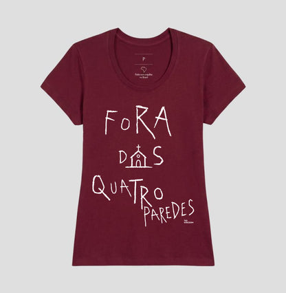 Camiseta Cristã Fora Das 4 Paredes Gospel Streetwear