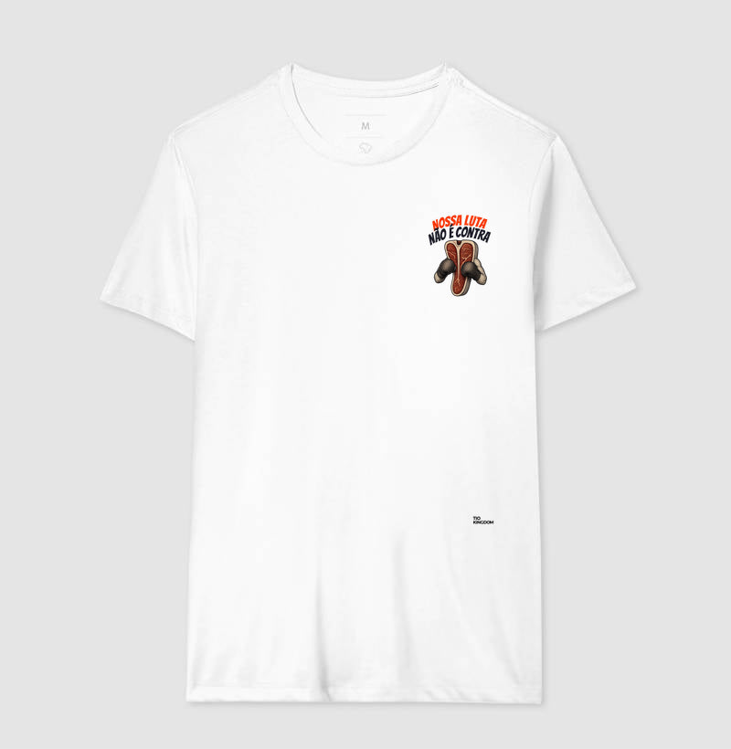 Camiseta Cristã Minimalista Efésios 6 Contra Carne