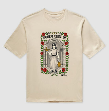 CAMISETA GOSPEL OVERSIZED FIQUEM ATENTOS
