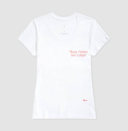 Camiseta Minimalista Feridas Que Curam