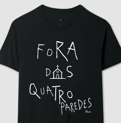 Camiseta Cristã Fora Das 4 Paredes Gospel Streetwear