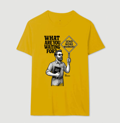 CAMISETA GOSPEL SEND MORE WORKERS