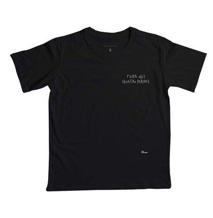 Camiseta Infantil Minimalista Fora das 4 Paredes