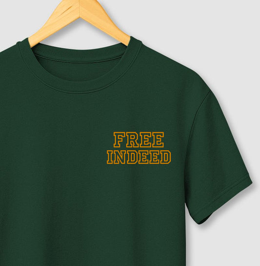 Camiseta Minimalista Free Indeed Gospel