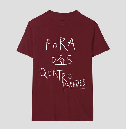 Camiseta Cristã Fora Das 4 Paredes Gospel Streetwear