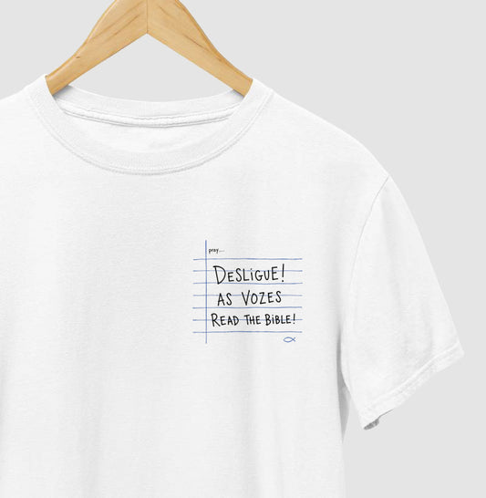 Camiseta Desligue as Vozes Pocket Style