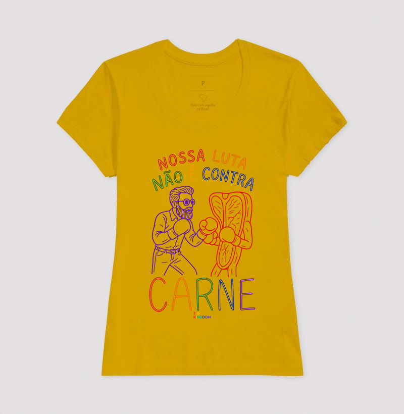 CAMISETA GOSPEL ADULTO CONTRA CARNE KINGDOM VIBES