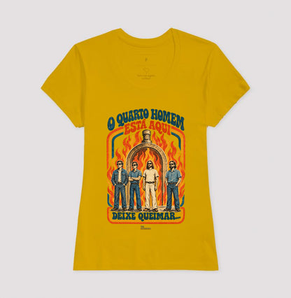 Camiseta Vintage O Quarto Homem - Fornalha