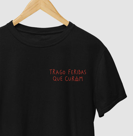 Camiseta Minimalista Feridas Que Curam