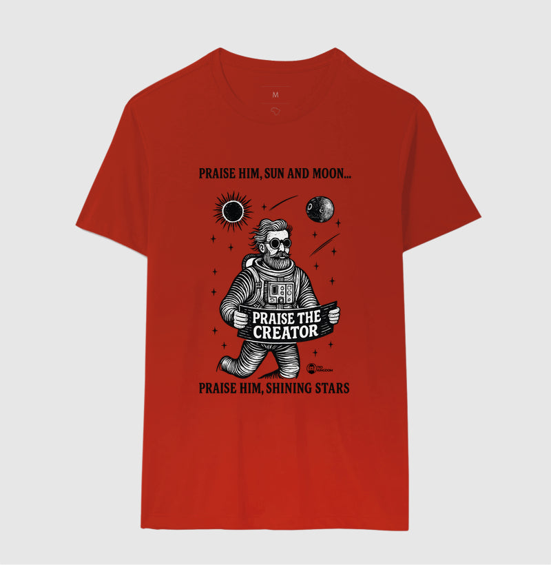 CAMISETA PRAISE THE CREATOR (LOUVE O CRIADOR)