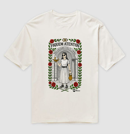 CAMISETA GOSPEL OVERSIZED FIQUEM ATENTOS