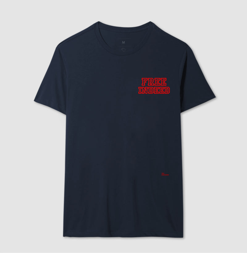 Camiseta Minimalista Free Indeed Gospel