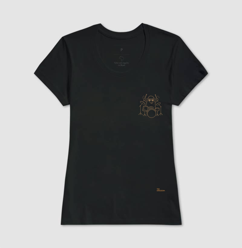 Camiseta Gospel The Dreamer Drummer On Fire Minimalista