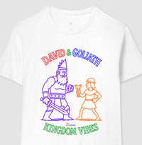 CAMISETA GOSPEL ADULTO DAVID AND GOLIATH KINGDOM VIBES