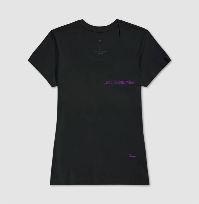 Camiseta Teu Reino Venha - Minimalista