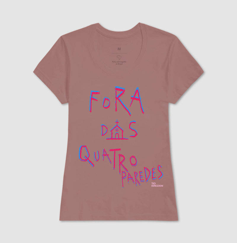 Camiseta Fora das 4 Paredes Burst of Colors