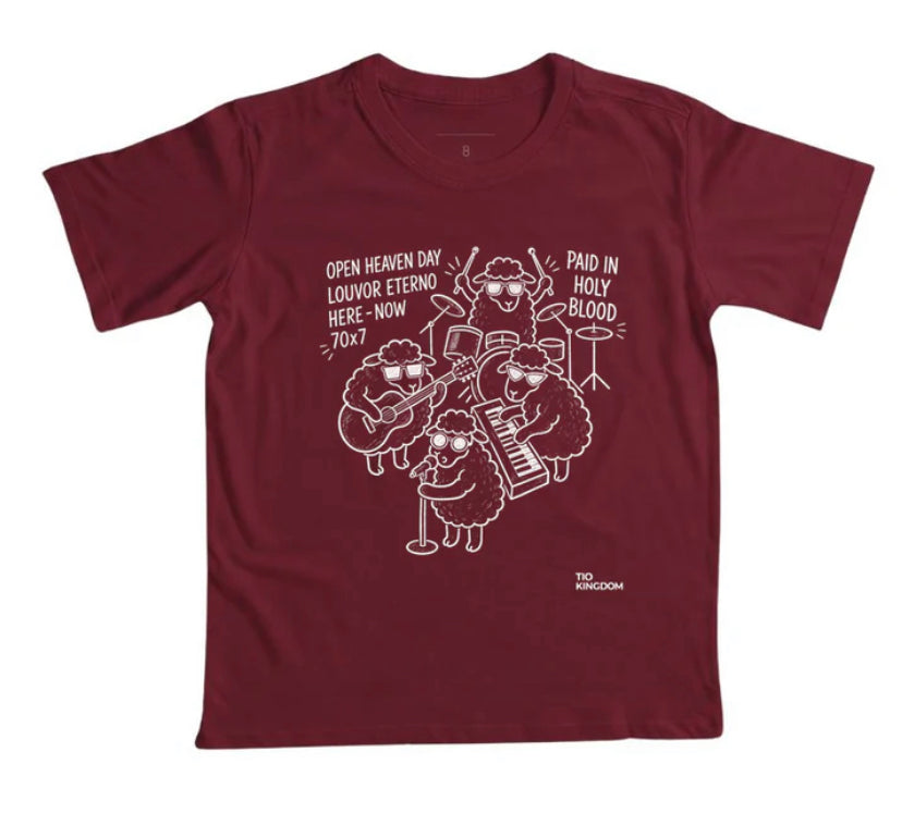 Camiseta Gospel Infantil Cristã Open Heaven
