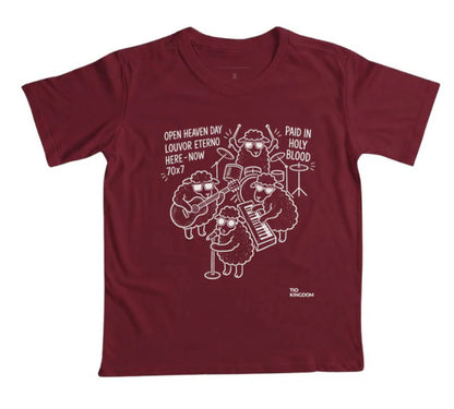 Camiseta Gospel Infantil Cristã Open Heaven