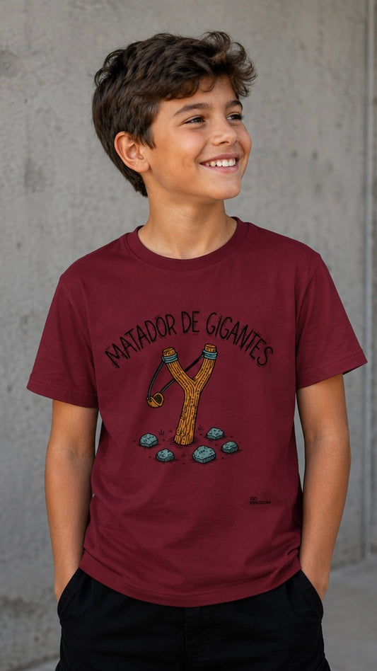 Camiseta Infantil do Reino Matador de Gigantes