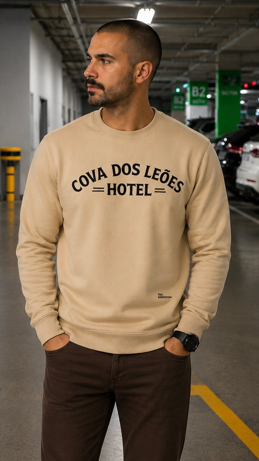 BLUSA MOLETOM GOSPEL COVA DOS LEÕES HOTEL MINIMALISTA