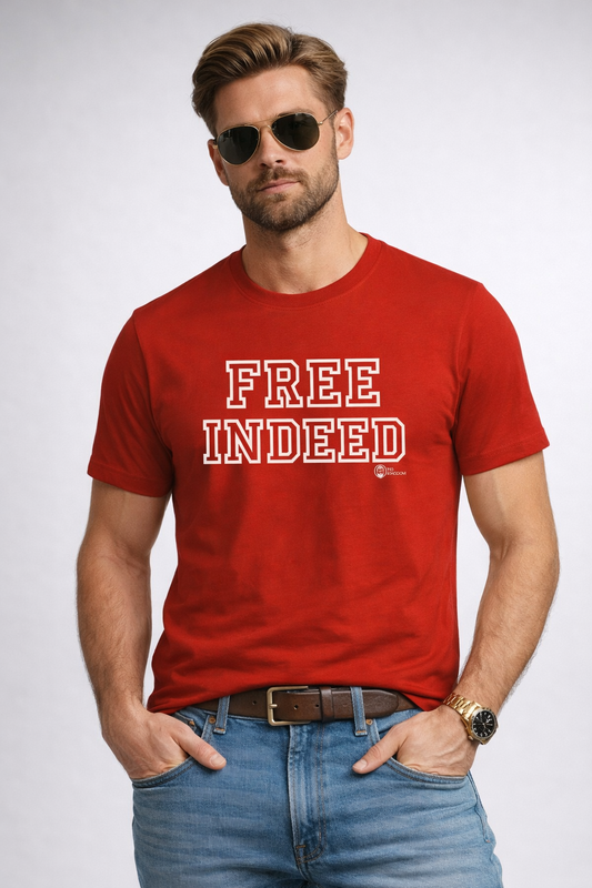 CAMISETA GOSPEL FREE INDEED (REALMENTE LIVRES)
