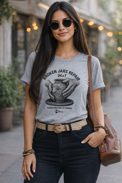 CAMISETA BROKEN JARS vs FREE REPAIR