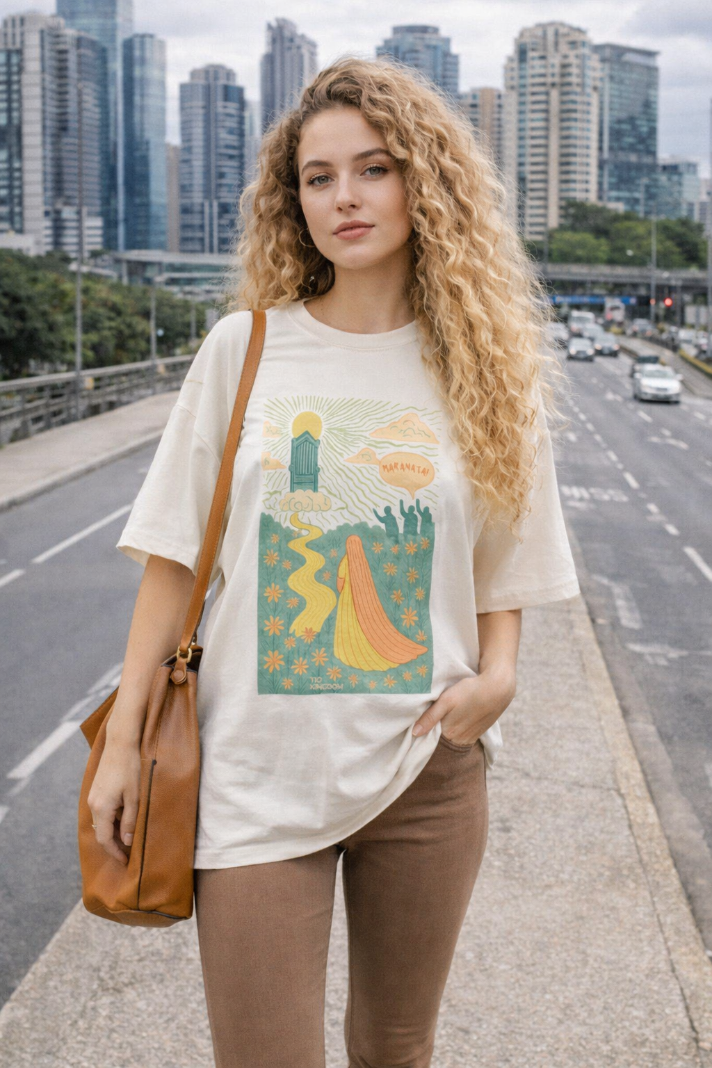CAMISETA OVERSIZED CRISTÃ MARANATA OVERSIZED