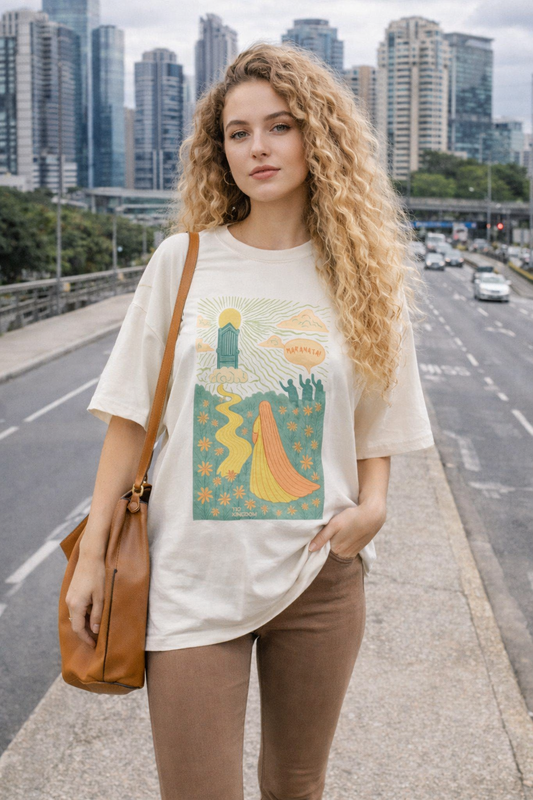 CAMISETA OVERSIZED CRISTÃ MARANATA OVERSIZED