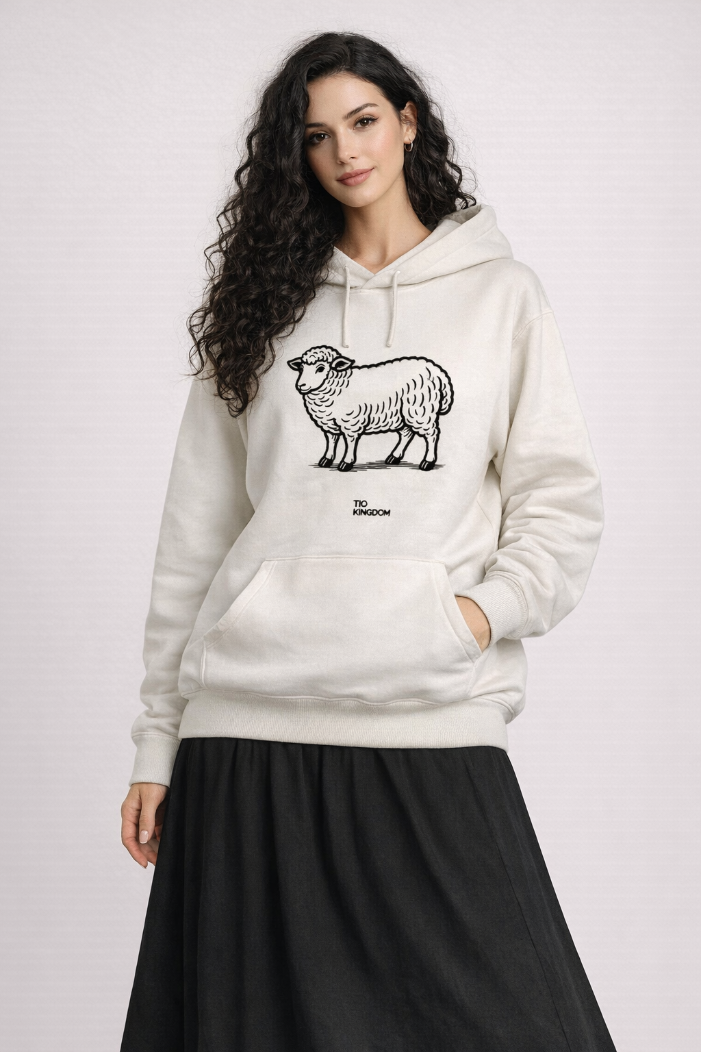 BLUSA MOLETOM CAPUZ 
AGNUS DEI