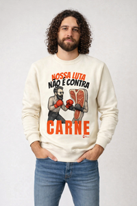 BLUSA MOLETOM 
CONTRA CARNE