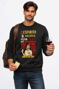 BLUSA MOLETOM SANTA CEIA