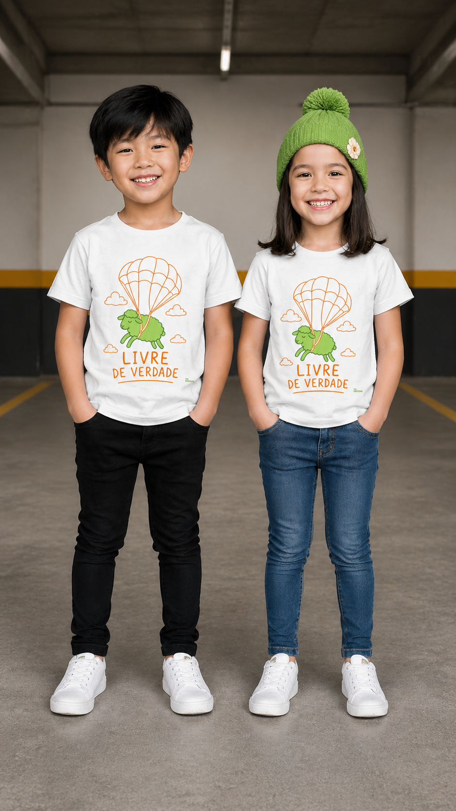 CAMISETA INFANTIL GOSPEL LIVRE DE VERDADE