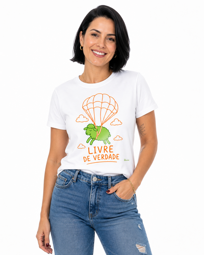 CAMISETA GOSPEL LIVRE DE VERDADE
