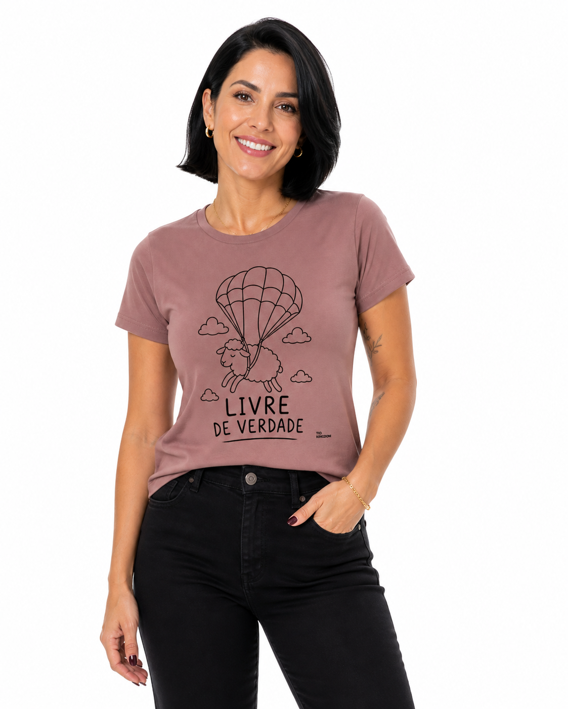 CAMISETA GOSPEL LIVRE DE VERDADE