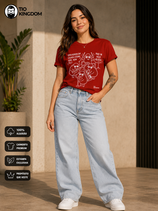 CAMISETA GOSPEL CRISTÃ OPEN HEAVEN