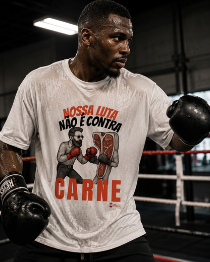 CAMISETA GOSPEL OVERSIZED CONTRA CARNE