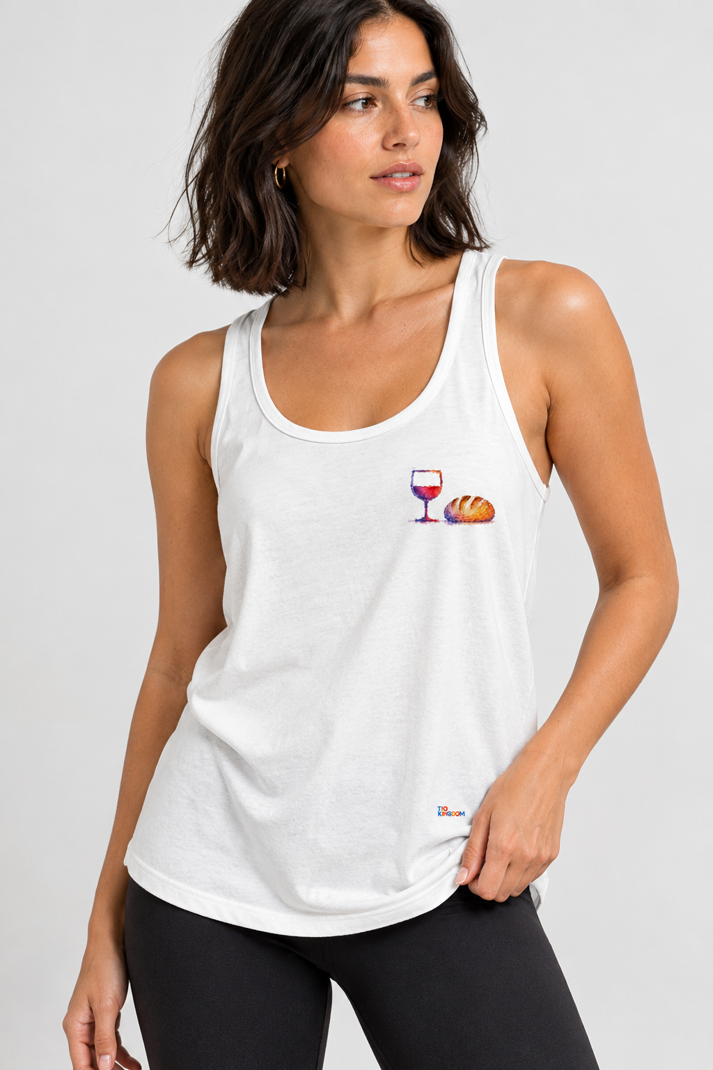Camiseta Regata Pão e Vinho – Coleção Aquarela Tio Kingdom