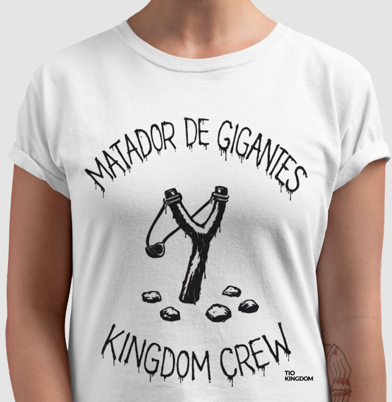 CAMISETA UNISSEX DAVI MATADOR DE GIGANTES