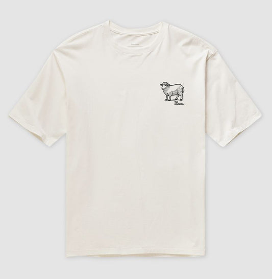 CAMISETA OVERSIZED "SOMOS OVELHAS" MINIMALISTA