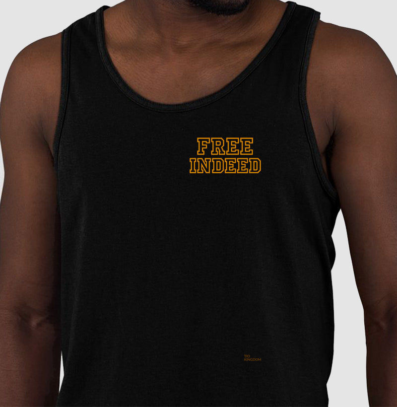 Camiseta Regata Minimalista Free Indeed Gospel
