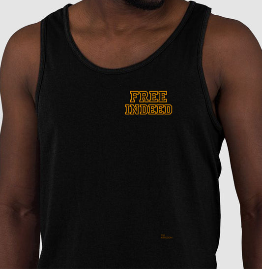 Camiseta Regata Minimalista Free Indeed Gospel