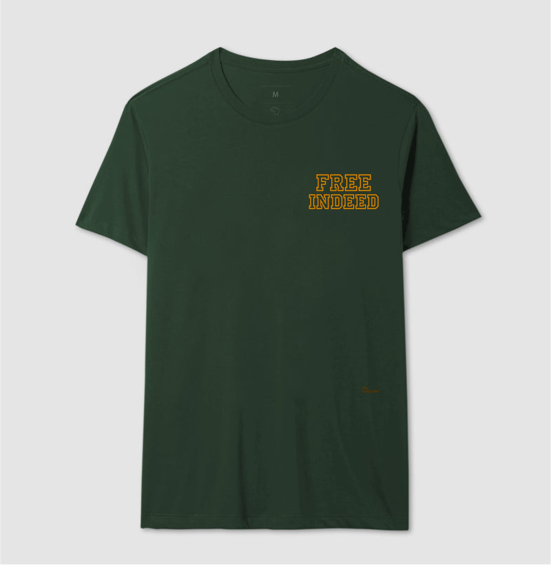 Camiseta Minimalista Free Indeed Gospel