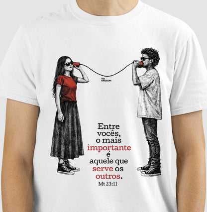 CAMISETA CRISTÃ SERVIR É PROPÓSITO